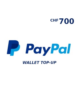 PayPal Wallet CHF 700 Top Up Key GLOBAL